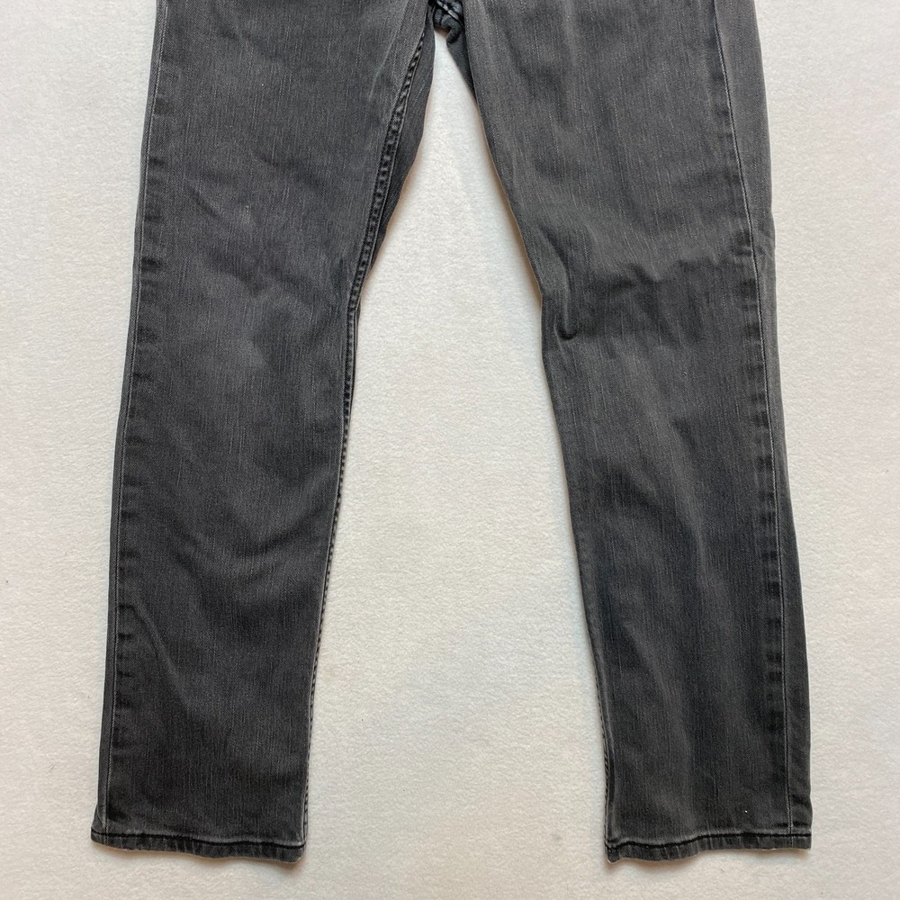Levis 514 Denim Jeans Mens 30 Gray Straight Leg - Picture 2 of 12
